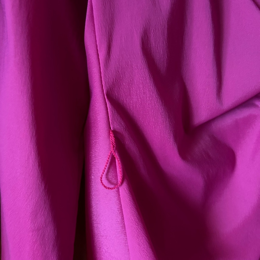 Joseph Ribkoff Fuchsia Ruffle Front Blouse - Picture 4 of 5